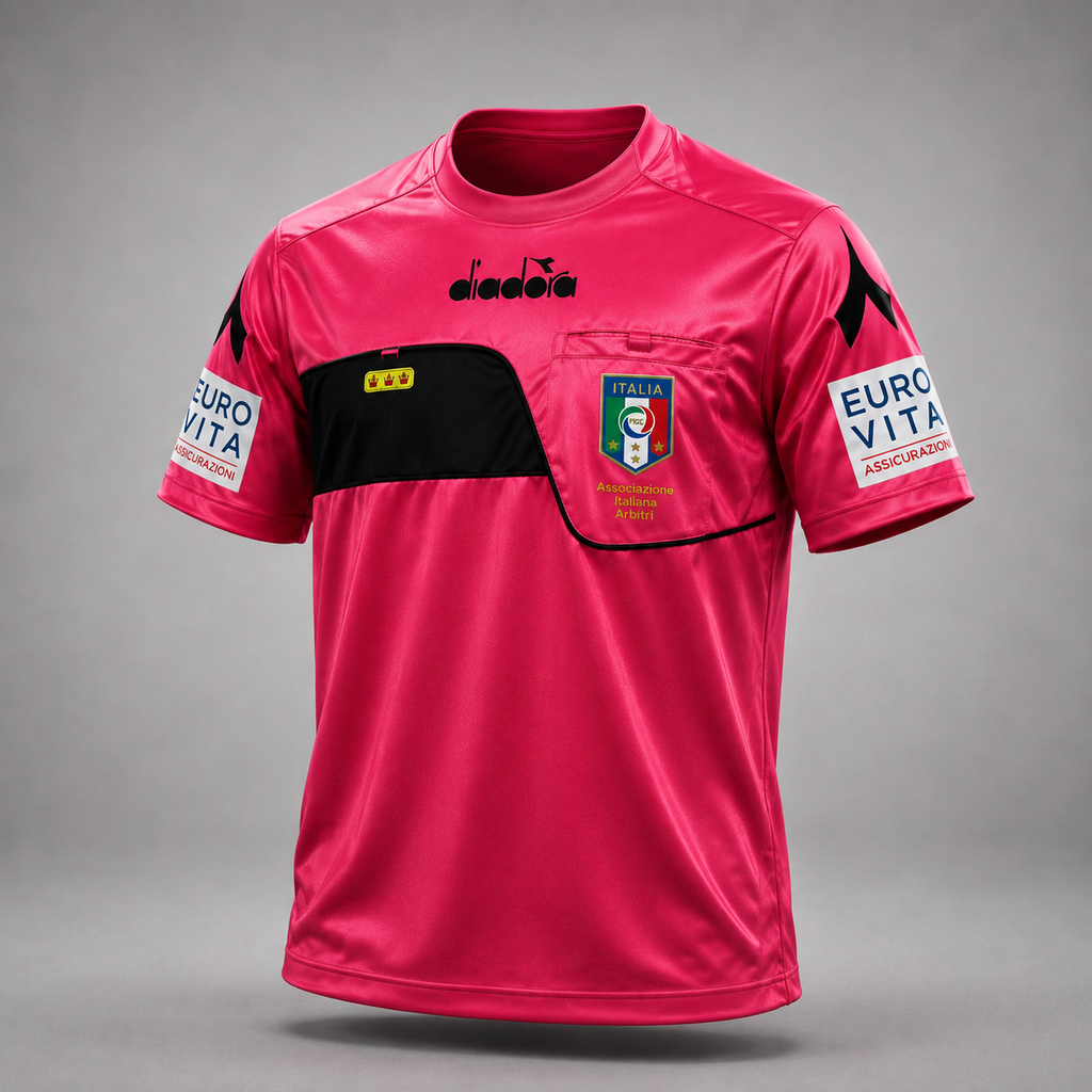 Diadora Italy Retro Ref-Trikot (L)