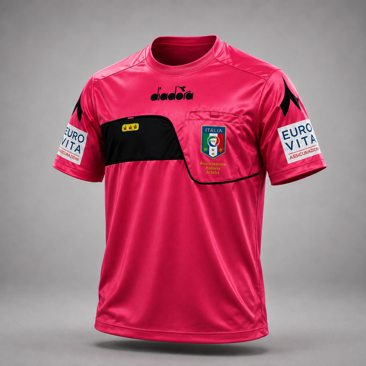 Diadora Italy Retro Ref-Trikot (L)