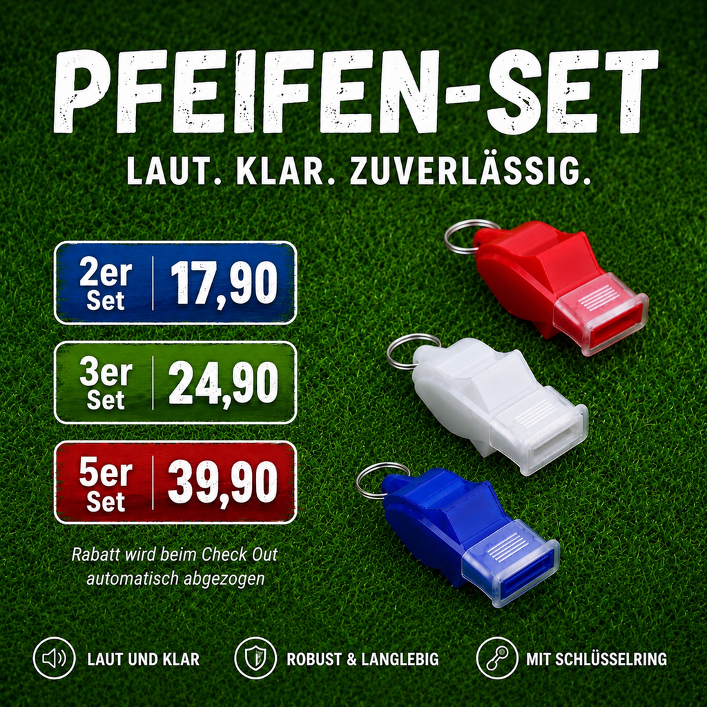 REF Whistle Classic 3er Mix